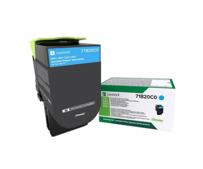 Toner Lexmark 71B20C0 cyan 2300 str.